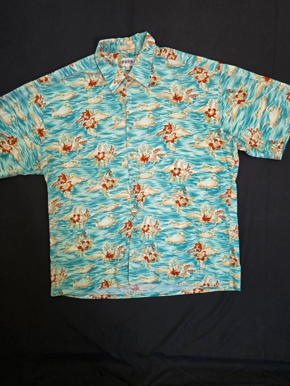 Campia Moda Vintage Tropical Button Down (XL)